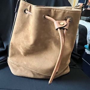 Faux Suede Bucket Bag 🆕